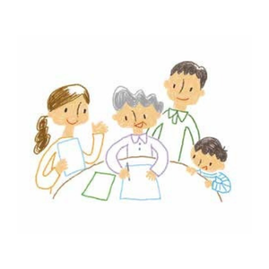 本人・家族が参加してケアプラン作りをする